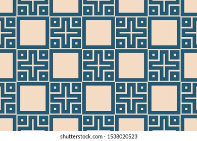 Stylish repeating geometric texture. Vector template for banner, flyer, cover design, mobile interface. Vector
