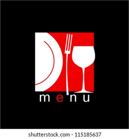 Elegante plantilla de diseño de carta de menú de restaurante.