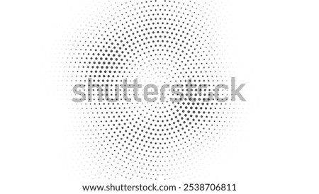 Stylish Retro Halftone Dot Burst with Depth-Capturing Circular Gradient on Transparent Background for Product and Marketing Design