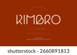 Stylish retro-modern typeface with geometric forms, perfect for posters, packaging, and branding