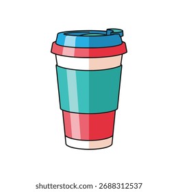 Elegante taza de café reutilizable lista para viajes diarios sostenibles