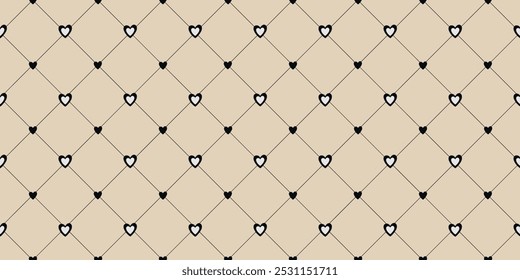 Stylish Rhombus and Heart Textures: Unique Digital Patterns for Contemporary Decor