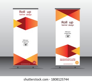 Stylish Roll-Up Banner Design Template