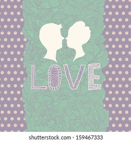 Stylish romantic seamless pattern. Seamless pattern can be used for wallpapers, pattern fills, web page backgrounds,surface textures.