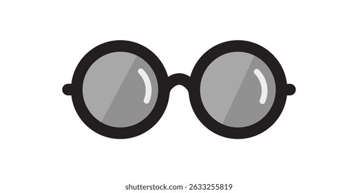 Stylish Round Black Frame Glasses Eyeglasses Spectacles Vision