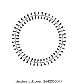 Stylish round frames with examples of the names or white space of your store . Vector frameworks . EPS 10 .