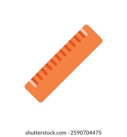Stylish Ruler Graphic Icon Illustration