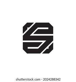 Logotipo S elegante, adecuado para cualquier negocio con S inicial.