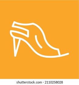 Stylish Sandals icon vector image. Can also be used for Clothes and Accessories. Suitable for mobile apps, web apps and print media.