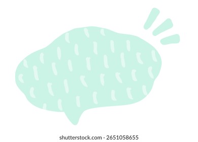 Estilo escandinavo estilo discurso burbuja material con Formas abstractas