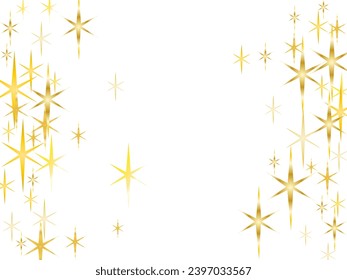 Stylish Scattered Starry Elements Pattern. Purple geometric star pattern sparkle vector.