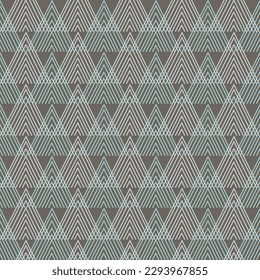 Stylish seamless background in the form of mountain peaks