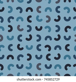 Stylish seamless geometric pattern - memphis design 80-90s.