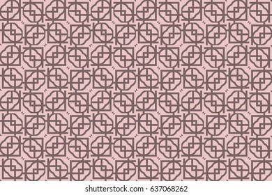 stylish seamless geometric pattern. vintage vector illustration