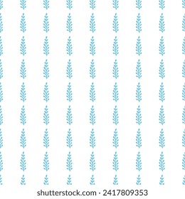 Stylish seamless leaf pattern with a modern twist, perfect for wallpapers and textiles, featuring a mix of nature and abstract elements.