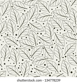 stylish seamless leaves