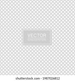 Stylish seamless ornamental pattern. White and gray decorative texture. Abstract delicate background