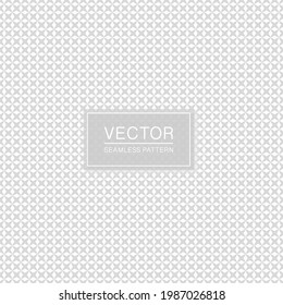 Stylish seamless ornamental pattern. White and gray decorative texture. Abstract delicate background