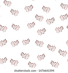 Stylish Seamless pattern with Abstract figures moderate and desaturated red color. Can be used for printing on packaging, bags, cups, laptop, box, etc. Pattern under the mask. Vector.