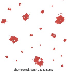 Stylish Seamless Pattern Flower bud of Red color. Perfect for your design, textile, pattern fills, box, posters, cards, web page background etc. Pattern under the mask. Vector.