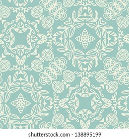 Stylish seamless pattern in mandala style. Seamless pattern can be used for wallpapers, pattern fills, web page backgrounds,surface textures.