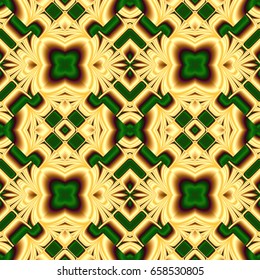 stylish seamless pattern of randomly ordered elements rhombic structure noble color classic living room