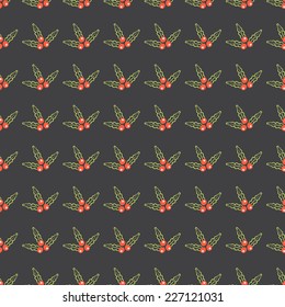 Stylish seamless pattern.Cute illustration can be used for invitation, Christmas cards, wallpaper or textile. 