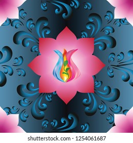 Stylish seamless patterns on a beautiful background that will look great on fabric, clothing, printing, textile products