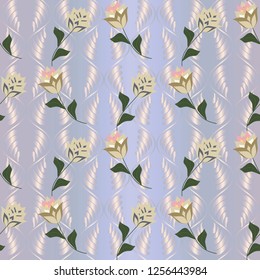 Stylish seamless patterns on a beautiful background that will look great on fabric, clothing, printing, textile products