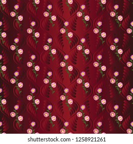 Stylish seamless patterns on a beautiful background that will look great on fabric, clothing, printing, textile products