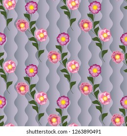Stylish seamless patterns on a beautiful background that will look great on fabric, clothing, printing, textile products