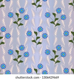 Stylish seamless patterns on a beautiful background that will look great on fabric, clothing, printing, textile products