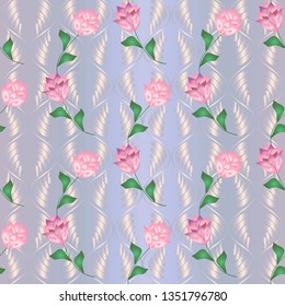 Stylish seamless patterns on a beautiful background that will look great on fabric, clothing, printing, textile products