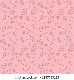 Stylish seamless repeat pattern. Mystic vector signs on pastel background. Great for wallpapers, textiles, card design or paper products.