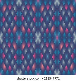 Stylish seamless rhombus pattern
