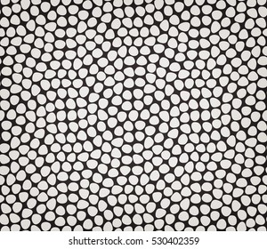 Stylish seamless vector abstract background with wavy spots. Color  Mosaic print. Fractal  illustration.