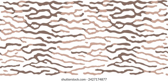 Stylish seamless Wallpaper, bionic pattern, organic texture, seamless abstract background, natural design print pattern. Turing reaction. Vector illustration