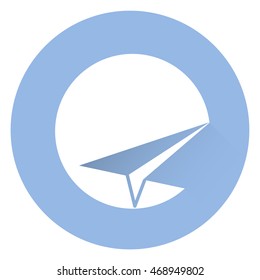 Stylish sent icon. EPS 10 Vector icon