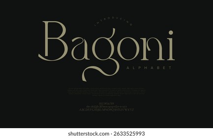 Stylish serif font with flowing ligatures, perfect for branding, fashion, and editorial designs