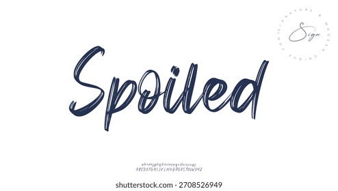 Stylish Serif Font Vector with Swirly Swash for Editorial and Beauty Branding
