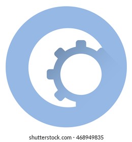 Stylish setting icon . Eps 10 vector icon