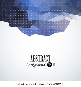 Stylish shape geometric background with 3d effect
