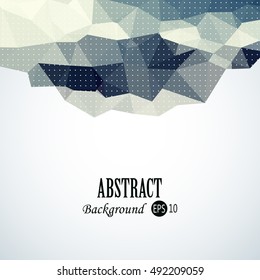 Stylish shape geometric background with 3d effect