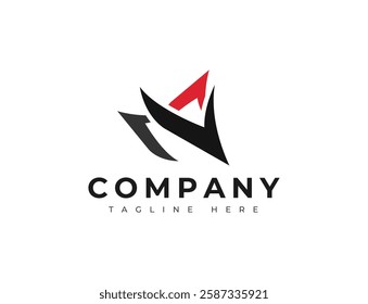 Stylish Shape Professional Logo Vector for any Corporate Brand