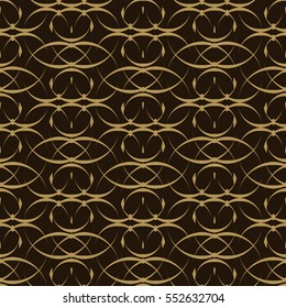 Stylish shapes background. Seamless pattern. Vector.
