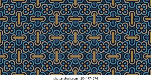 Stylish shapes background. Seamless pattern.Vector. 