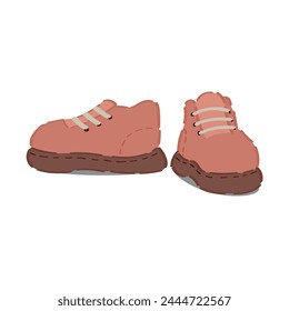 Zapatos elegantes sobre fondo blanco