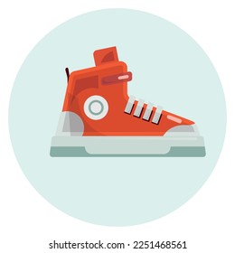 Stilvolle Schuhe für Laufvektor
