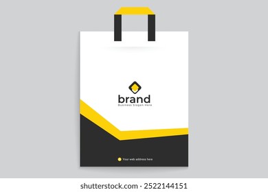 Diseño elegante de la Plantilla del bolso de compras