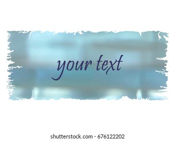 Stylish sign for text